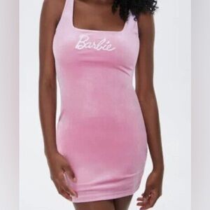 Barbie Forever 21 Pink Velvet Dress sz 1X plus size NWT